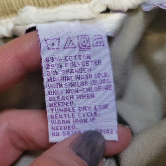 Alia size 8 khaki capris - Picture 5 of 7